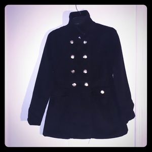 Very cute and warm military peacoat for kids